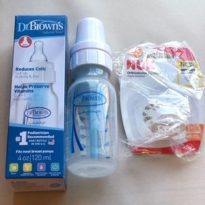 🔴SOLD🔴NWT Dr. Brown baby bottle & NUK pacifier